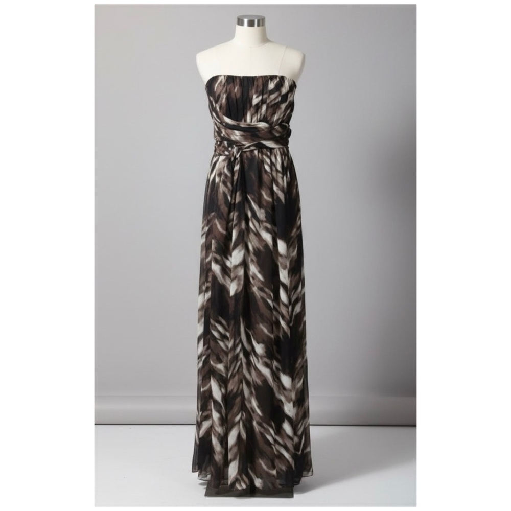 MAX AND CLEO SHEER OVERLAY MAXI DRESS ~ NWOT